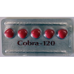 1 strip Cobra 120 MG ( 5 tabletten)