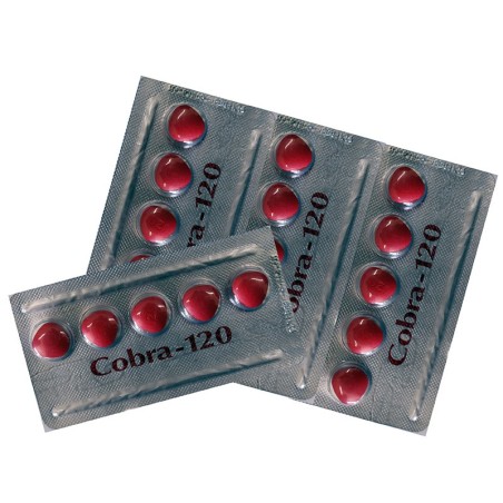 1 strip Cobra 120 MG ( 5 tabletten)